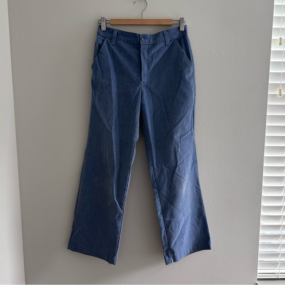 Vintage 1980s Sears Blue Corduroy Pants